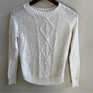Perfectly soft perfectly you white knit sweater